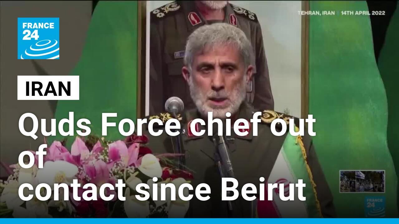 Iran's Quds Force chief out of contact since Beirut strikes, Iranian